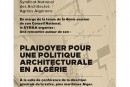Le SYNAA plaidera  pour une politique architecturale en Algérie