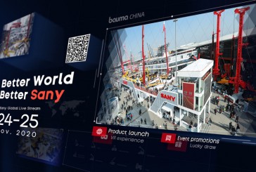 Bauma Chine  Sany a vendu pour 23,5 Milliards yuans en équipements  en 2h en ligne