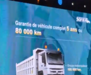 Sinotruck table sur la commercialisation de 2500 camions en 2024