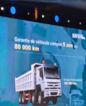 Sinotruck table sur la commercialisation de 2500 camions en 2024
