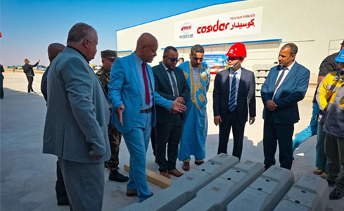 CRCC : Lancement d’une usine chinoise de traverses ferroviaires à Tindouf