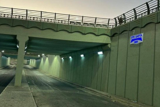 Region: SAPTA finalise la trémie du giratoire de la Pépinière avant le 1er novembre