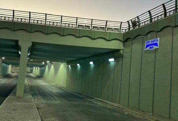 Region: SAPTA finalise la trémie du giratoire de la Pépinière avant le 1er novembre