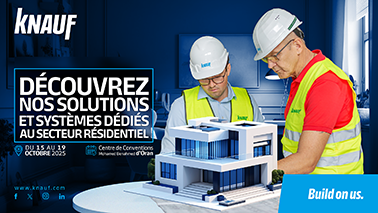 Isolation, santé et performance : Knauf Algérie présente ses solutions au salon BATIWEST 2025