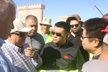 Achèvement  du grand pont au PK 226 sur la ligne Béchar–Tindouf–Gara Djebilet