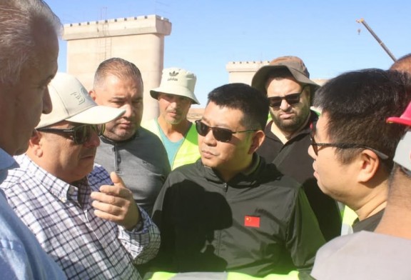 Achèvement  du grand pont au PK 226 sur la ligne Béchar–Tindouf–Gara Djebilet