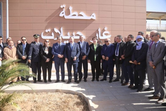 Les Ministres M.Arkab, A.Djellaoui et S. Sayoud à Béchar pour la réception du projet de la ligne minière Ouest