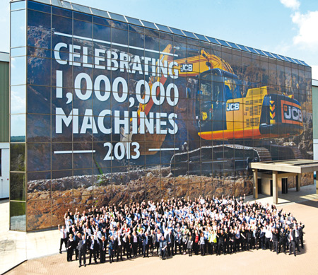 JCB Célèbre sa 1 000 000e production