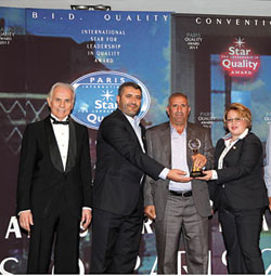 Distinction : Algerian Heavy industrie sacré Star For Leadership in quality dans la catégorie or de 2013