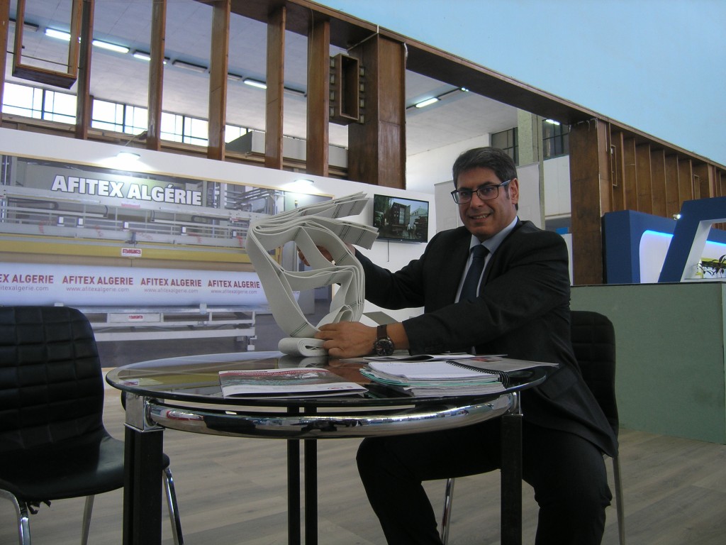 Sitp 2018 : Afitex Algérie présente pour la première fois son procédé alveoter M3s sur le salon des travaux publics qui a ouvert aujourd’hui le 21 novembre aux Palais des expositions Safex.