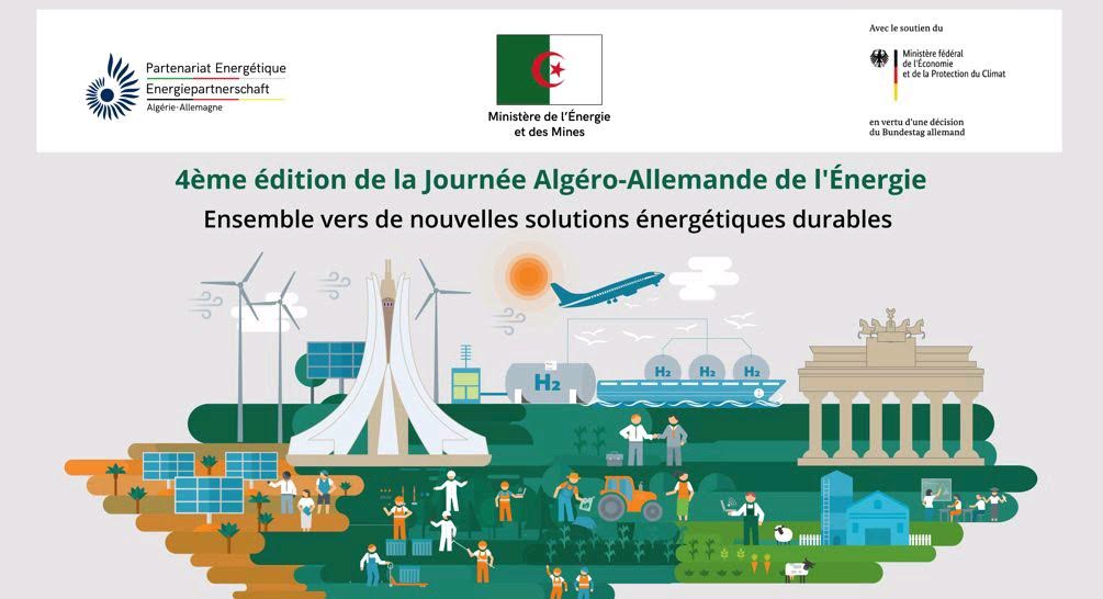Sonatrach et VNG signeront un MoU pour l’hydrogène vert demain lors de la 4ème édition de la Journée algéro-allemande de l’Energie